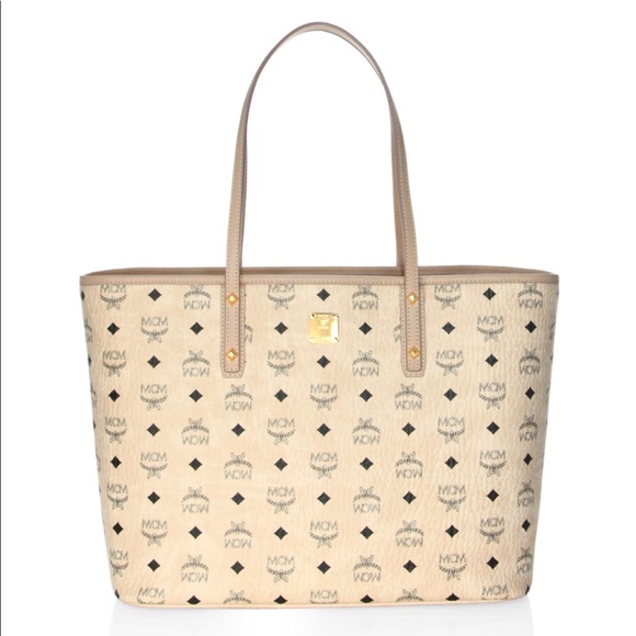 MCM Handbags - MCM Beige Tote 👜